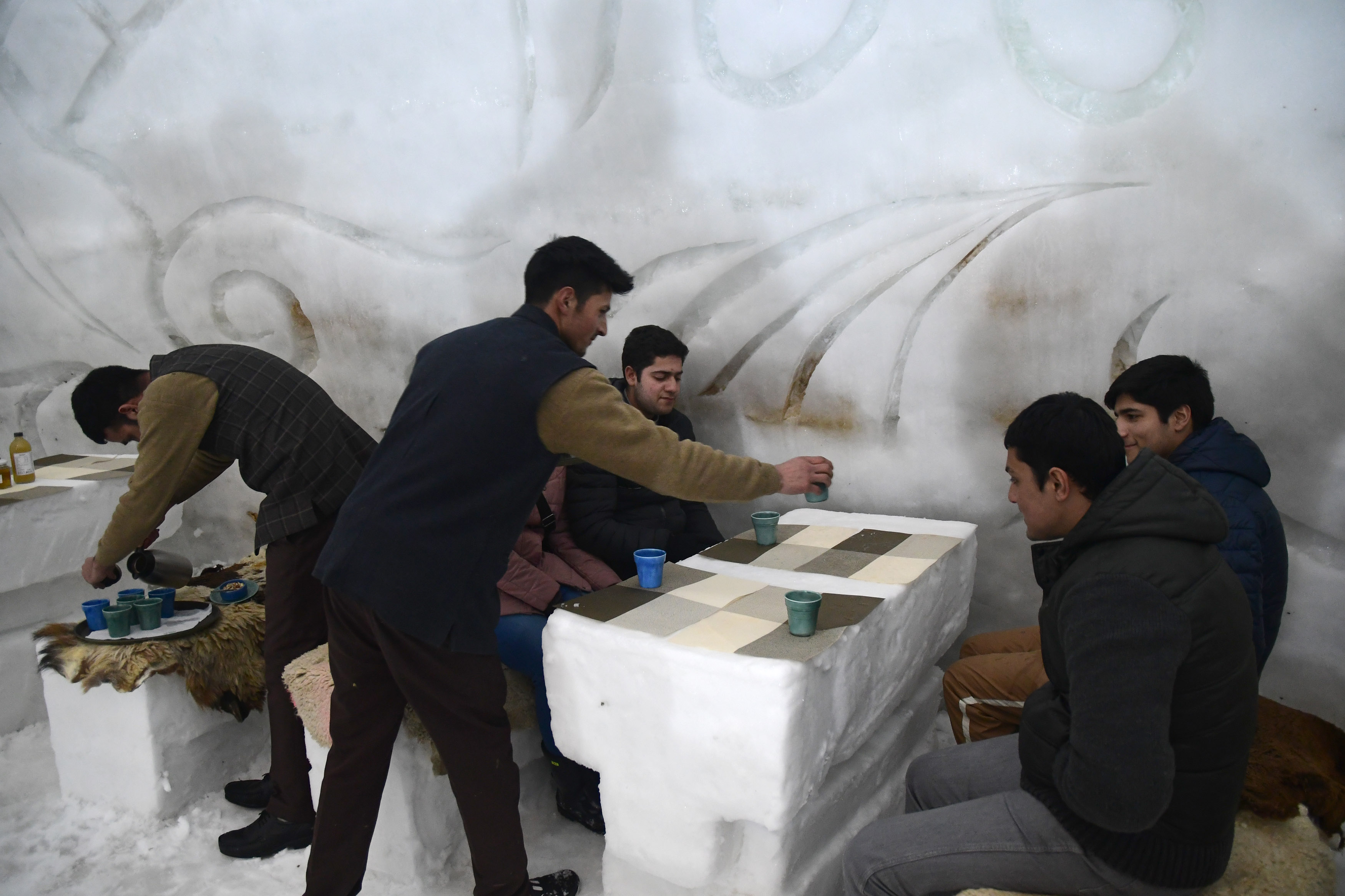 India's first Igloo Cafe started by the Kolahoi Green Hotel & Resorts in Gulmarg opened on Friday for the second consecutive year.